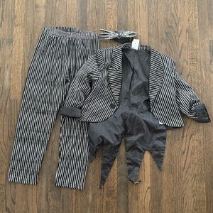 Disney Black and White Striped Kids Halloween Costume Jack Skellington